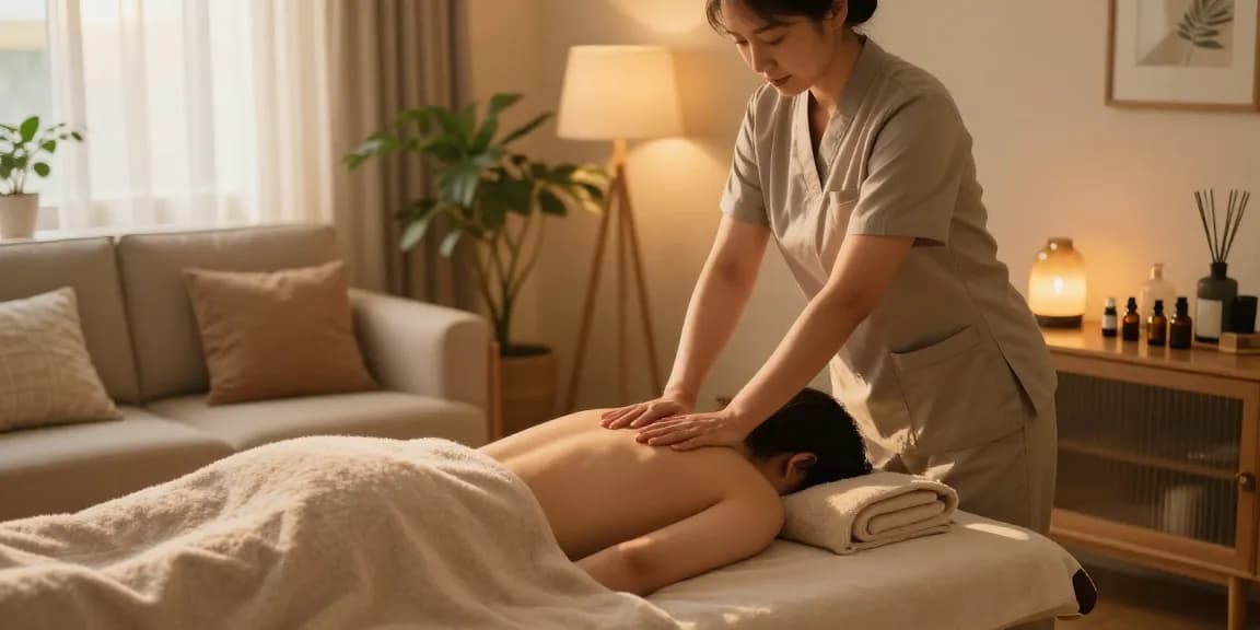 Experience 종로출장안마 in a serene home environment with a professional therapist.