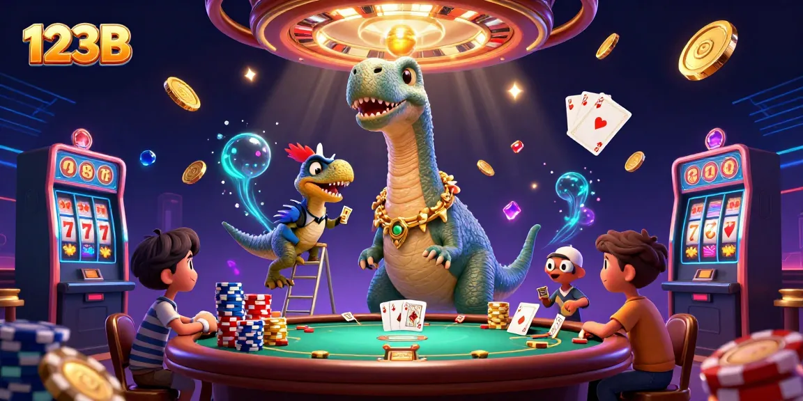Experience thrilling gameplay at 123B casino with 3D characters and dazzling game elements.